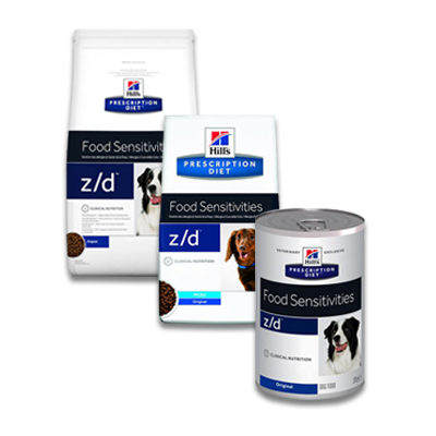 Hill's Prescription Diet Canine z/d Food Sensitivities - Nu vanaf €18.50 |